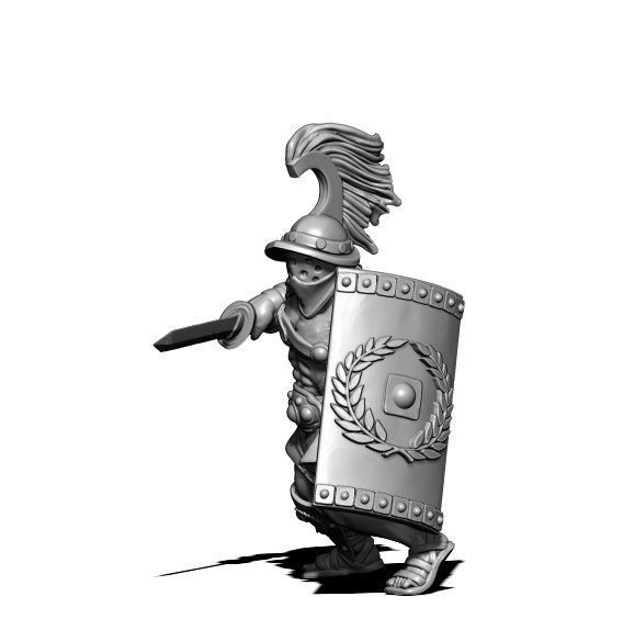 gladiator - Titus 3D print model - murmillo 35mm scale 3D print model_1