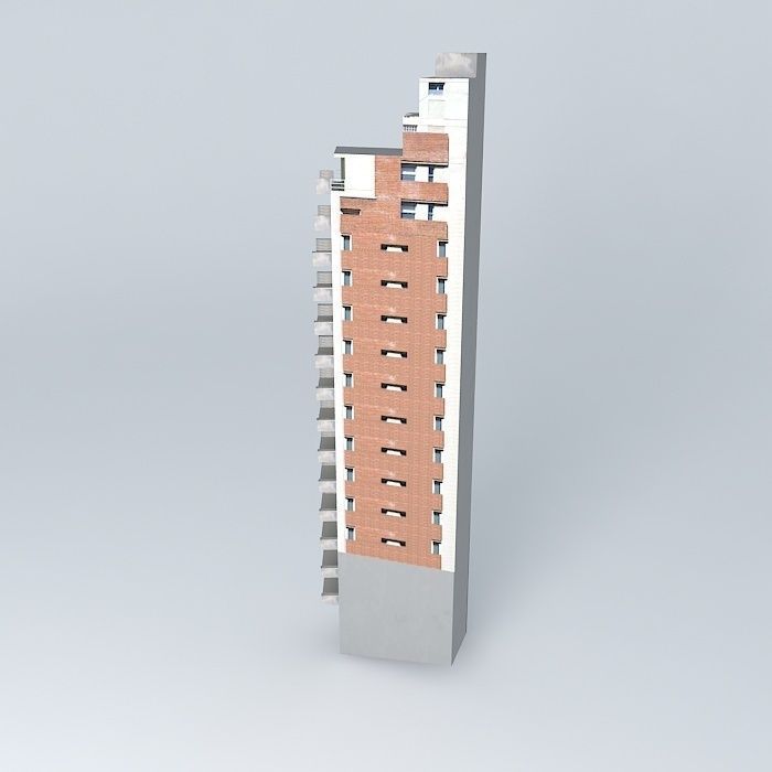 Building Av Belgrano 905 909 Free 3D model_1