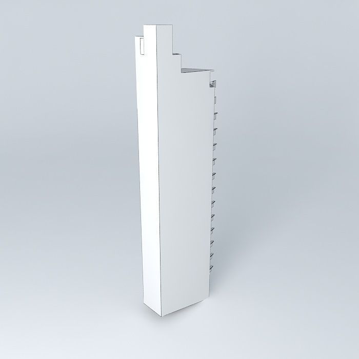 Building Av Belgrano 905 909 Free 3D model_3