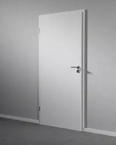 Interior Door Low-poly 3D model Interior Door Low-poly 3D model