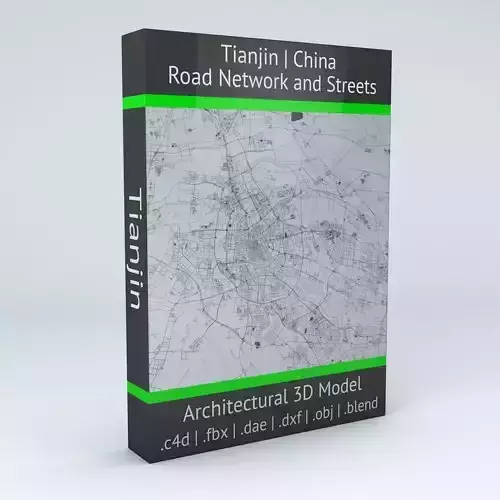 Tianjin Road Network and Streets