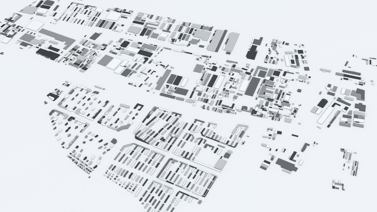 Tianjin Streets and Buildings 3D model_6