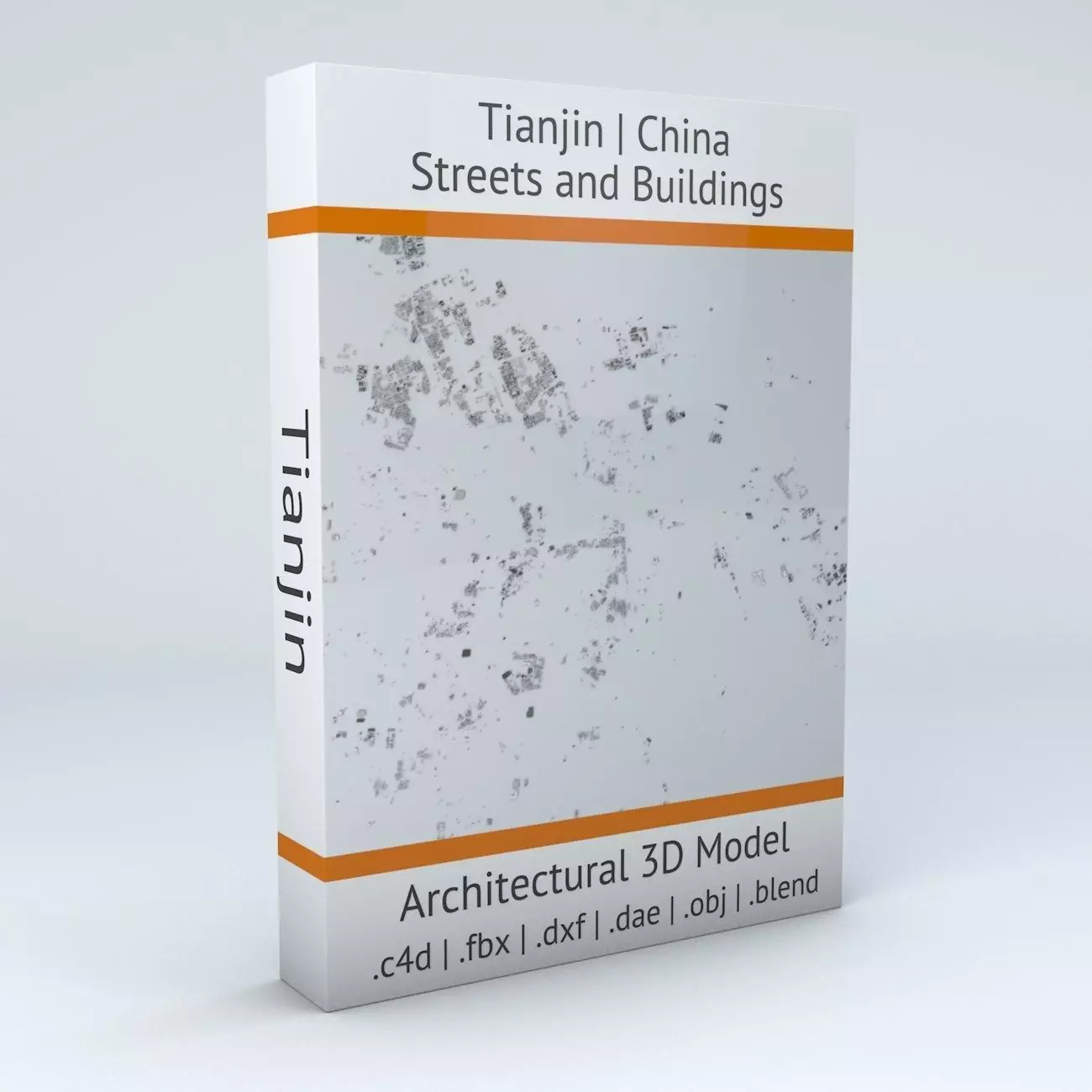 Tianjin Streets and Buildings 3D model_0