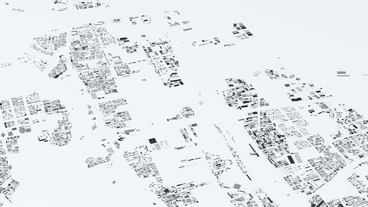 Tianjin Streets and Buildings 3D model_2