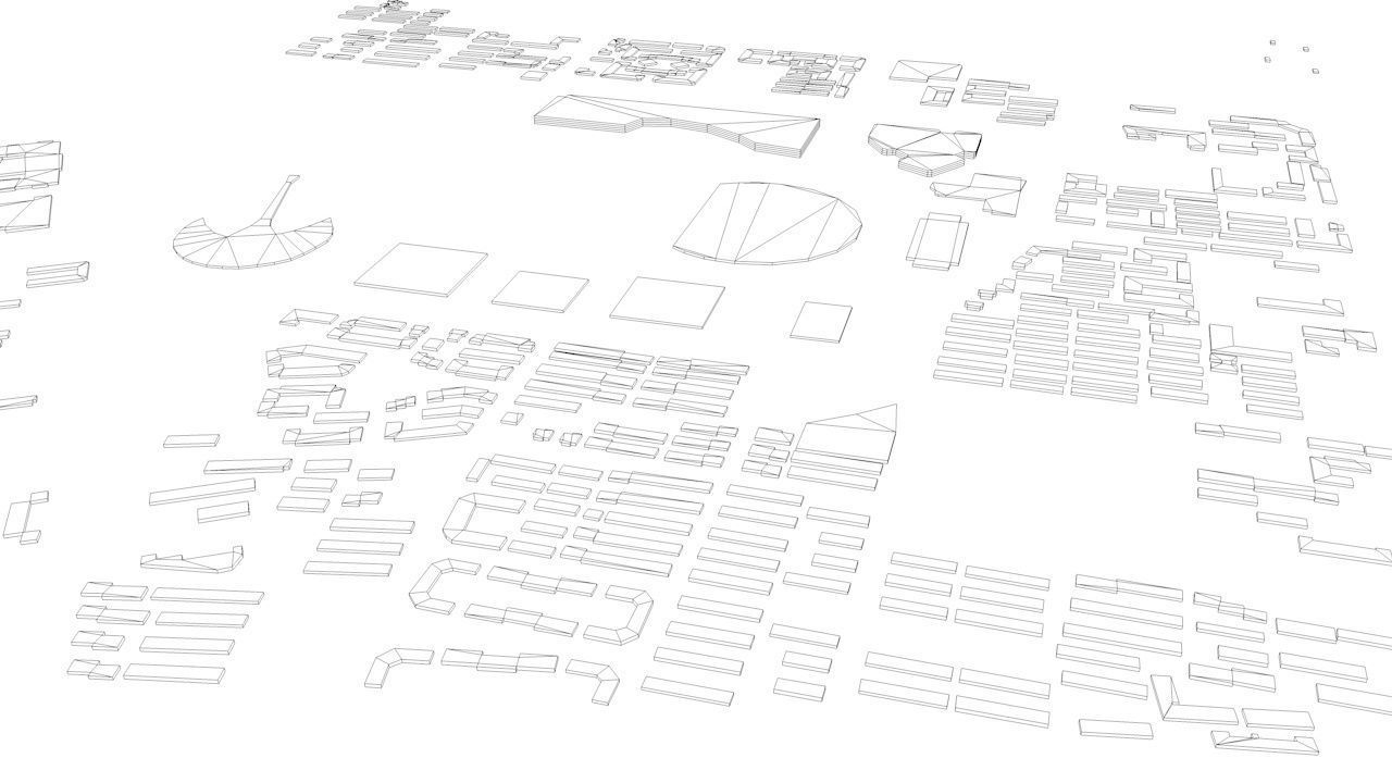 Tianjin Streets and Buildings 3D model_11