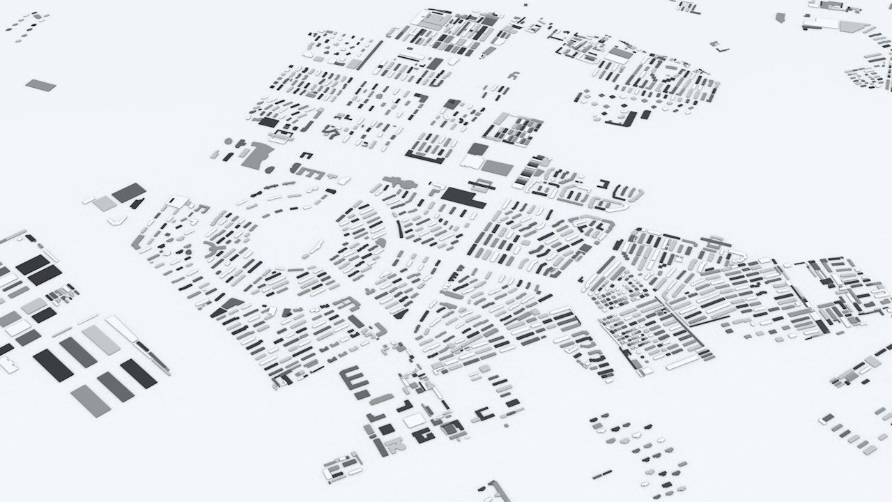 Tianjin Streets and Buildings 3D model_1