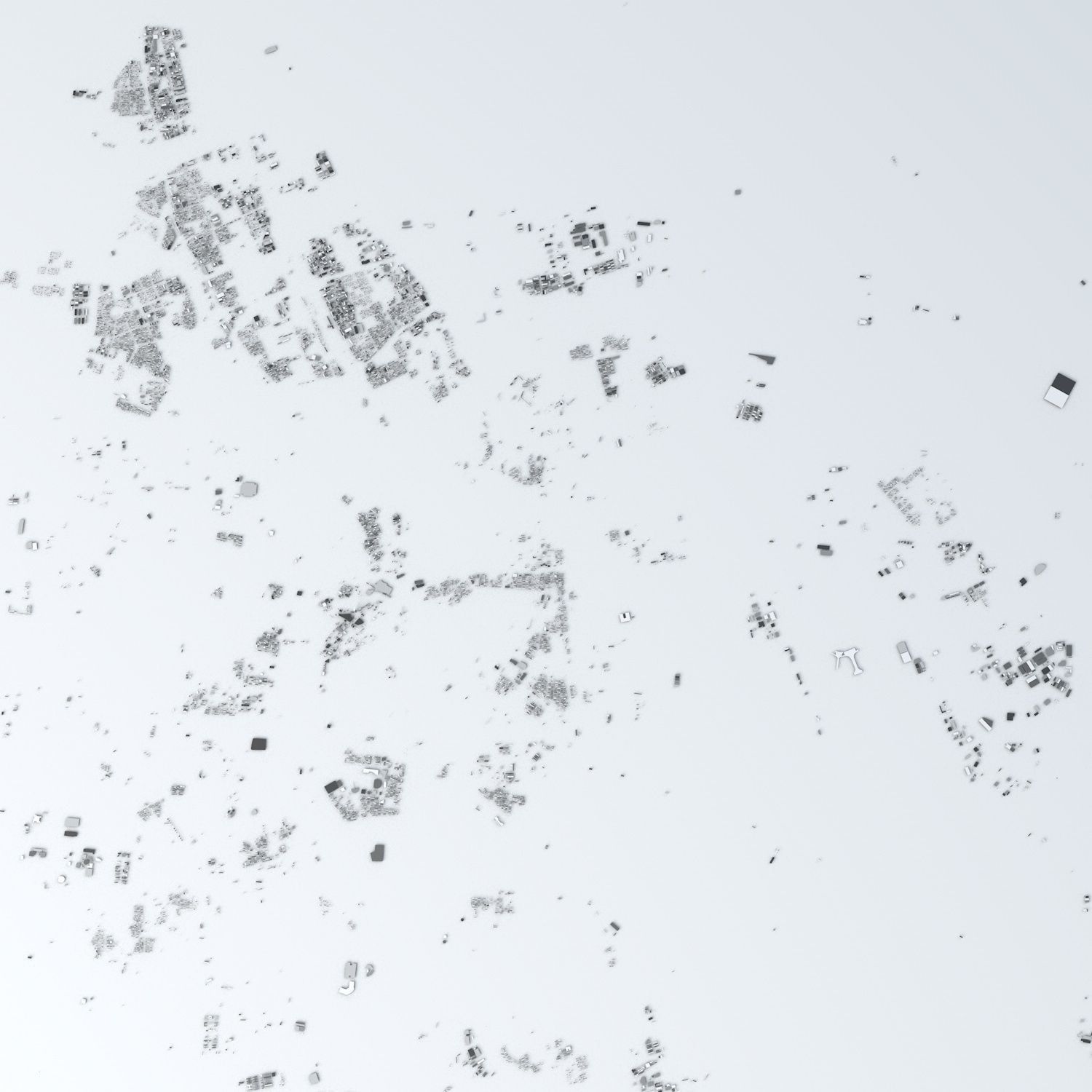 Tianjin Streets and Buildings 3D model_3