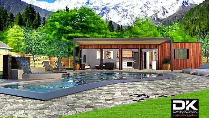 mobile home vacation house tiny house K3