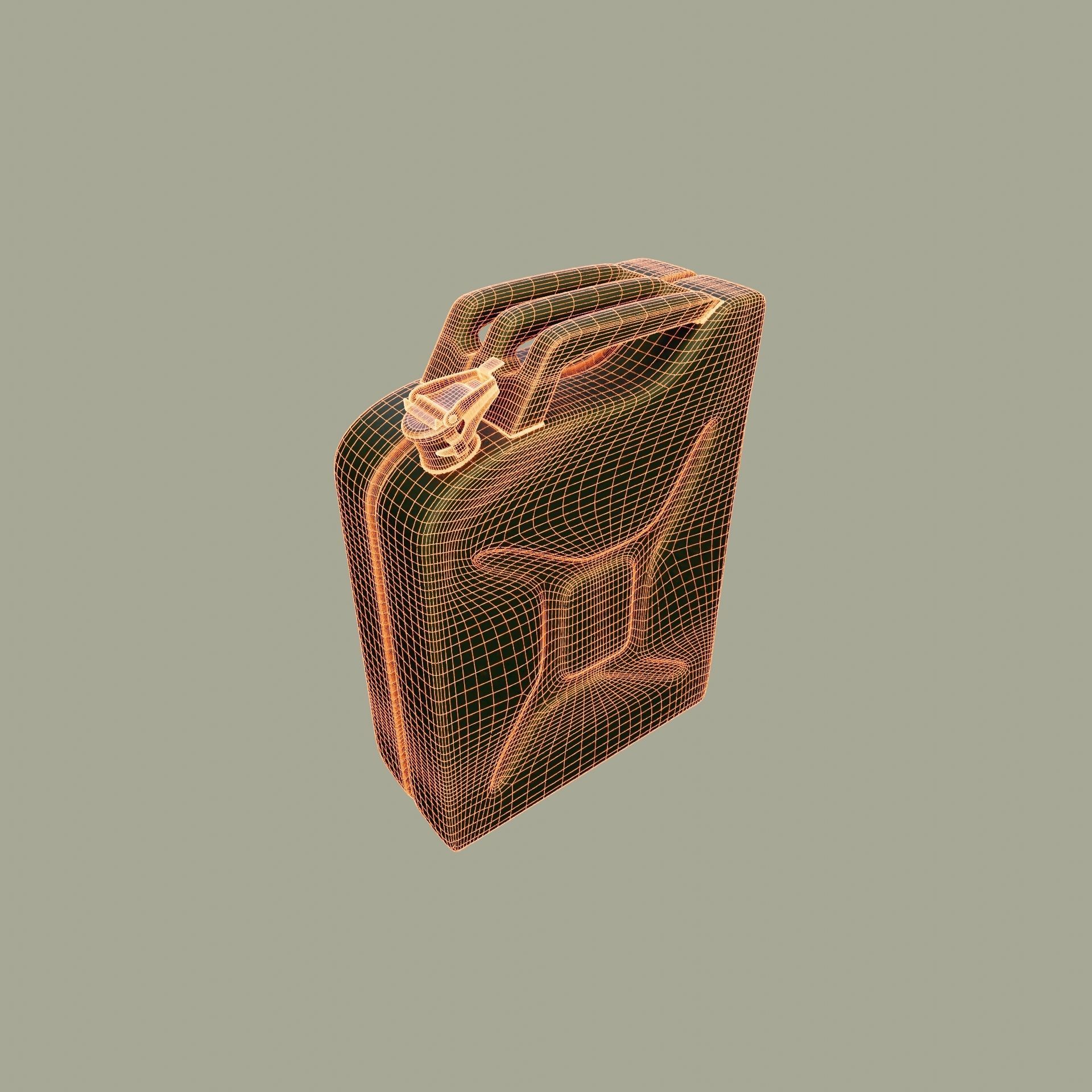 Fuel can 3D model_28