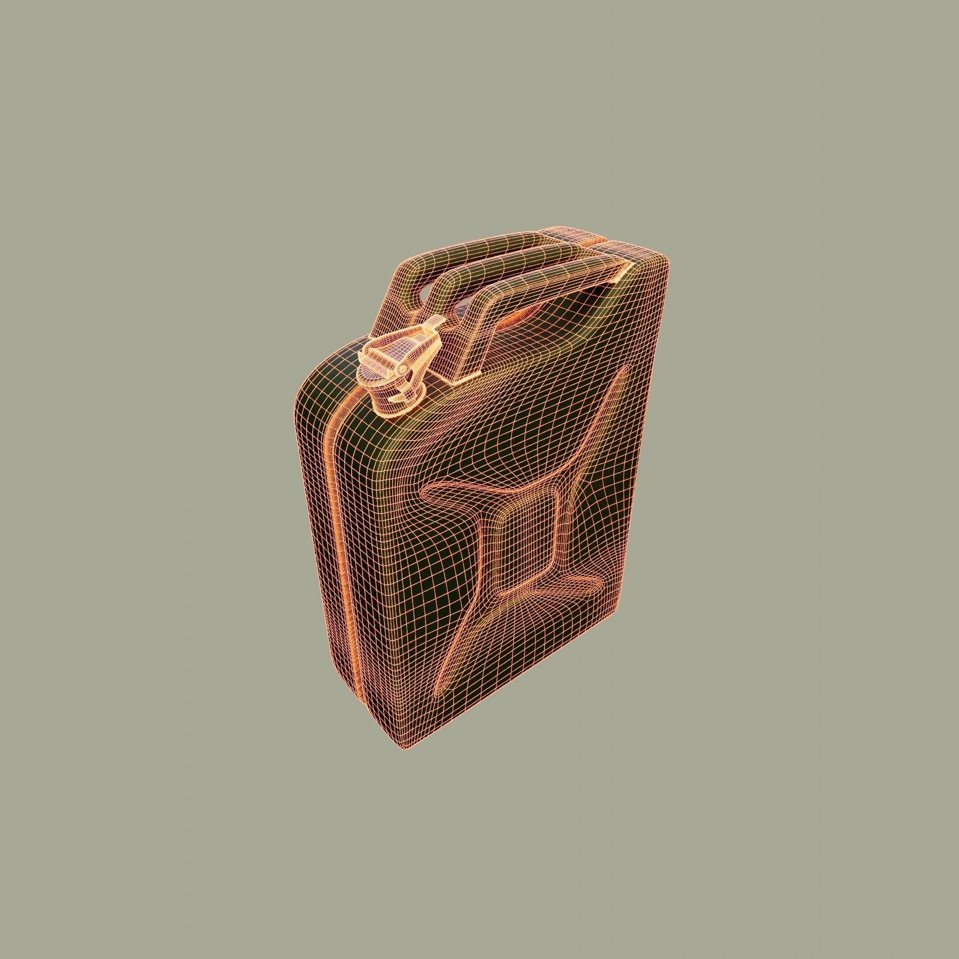 Fuel can 3D model_2