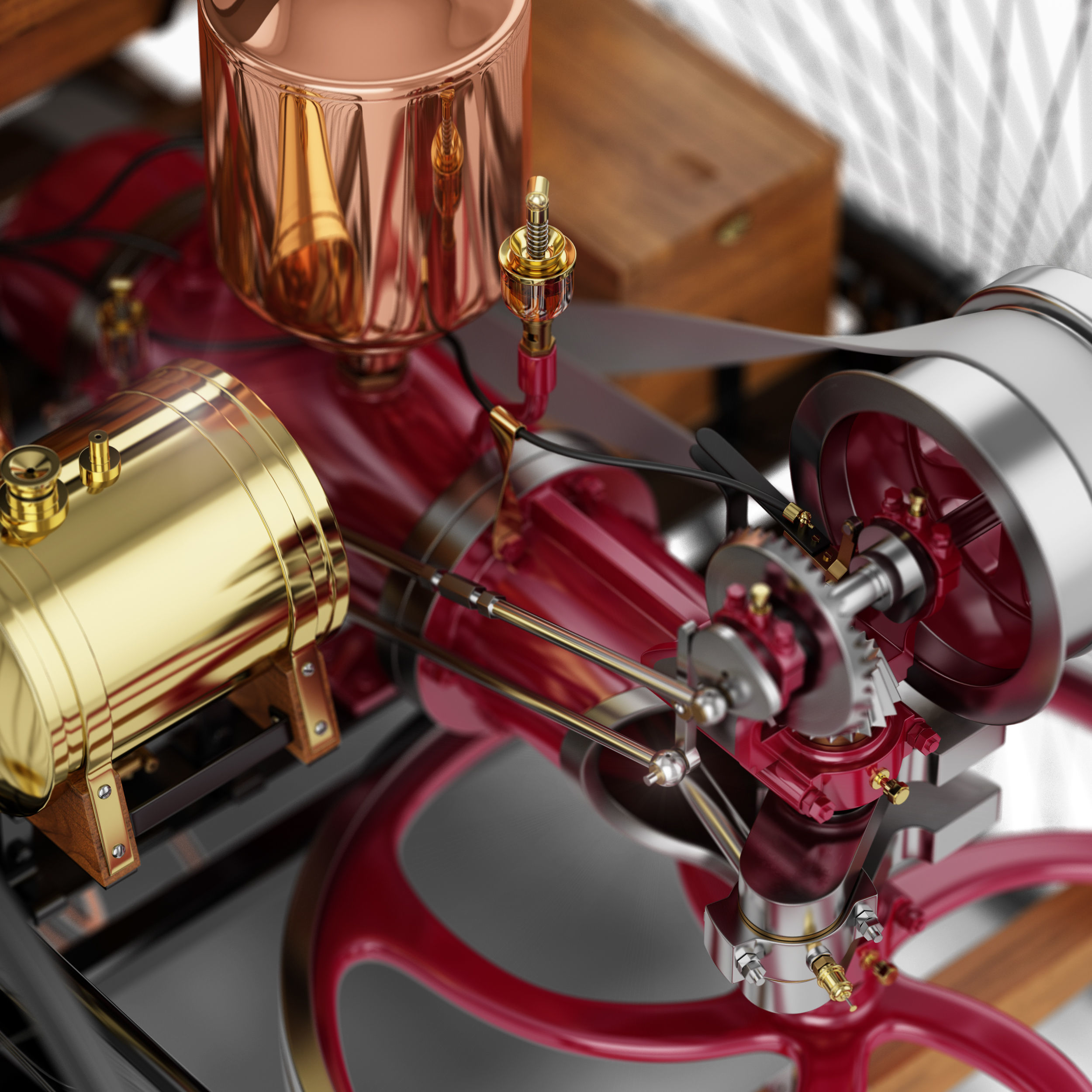 Benz Patent Motorwagen 3D model_12