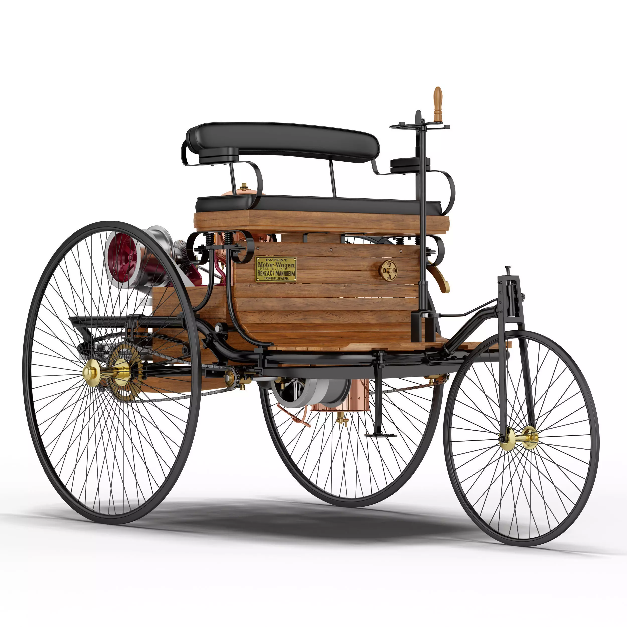 Benz Patent Motorwagen 3D model_0