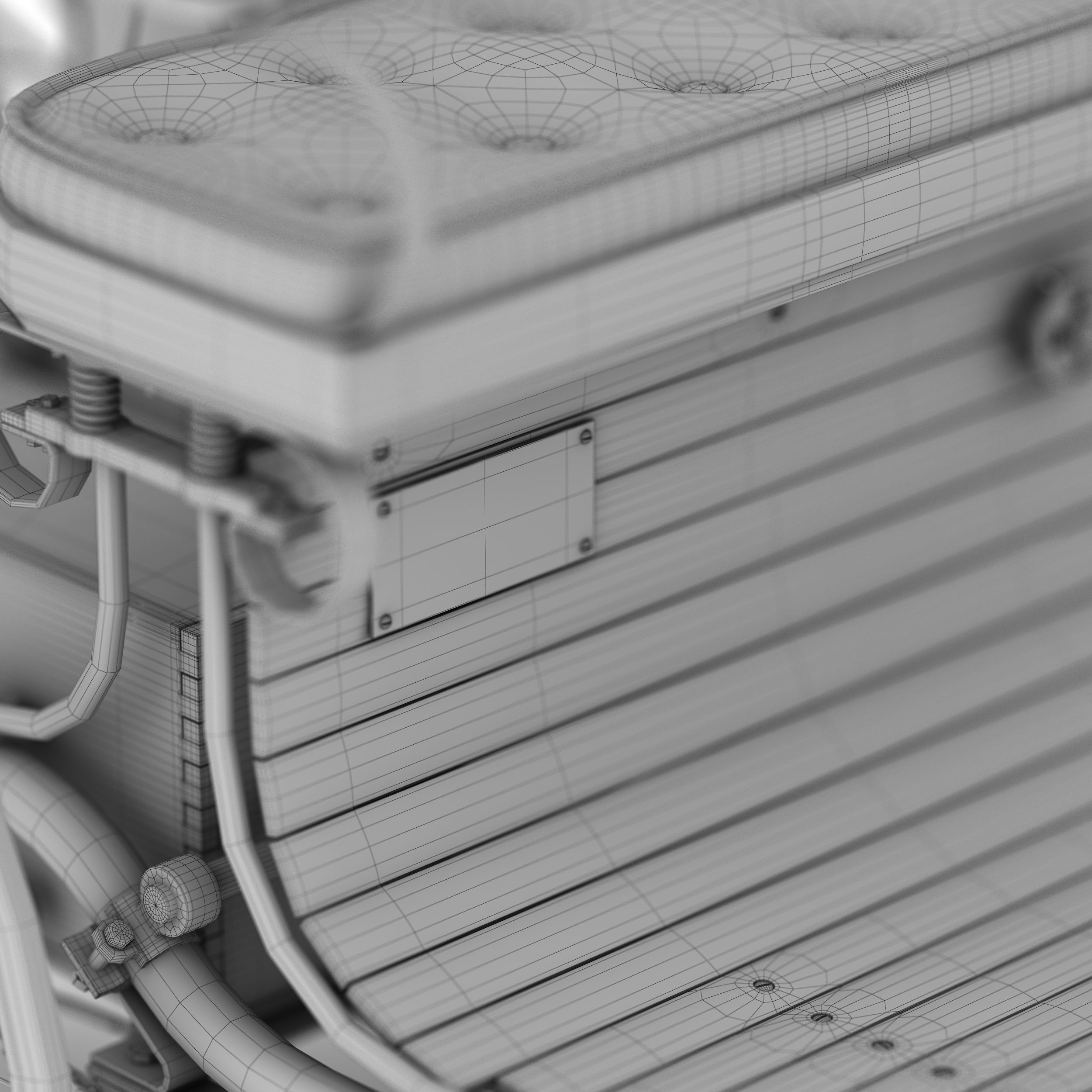 Benz Patent Motorwagen 3D model_3