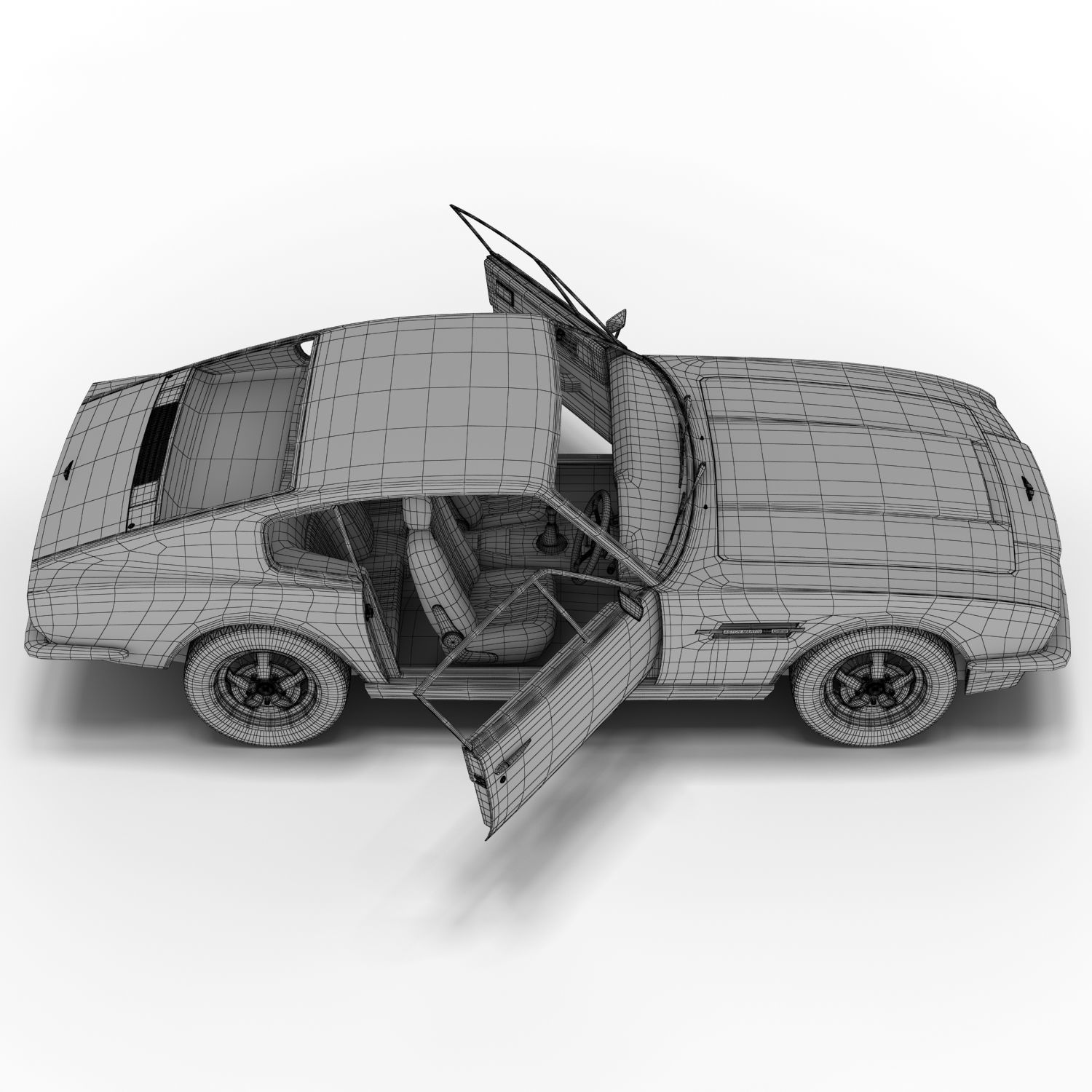 Aston Martin DBS 3D model_3