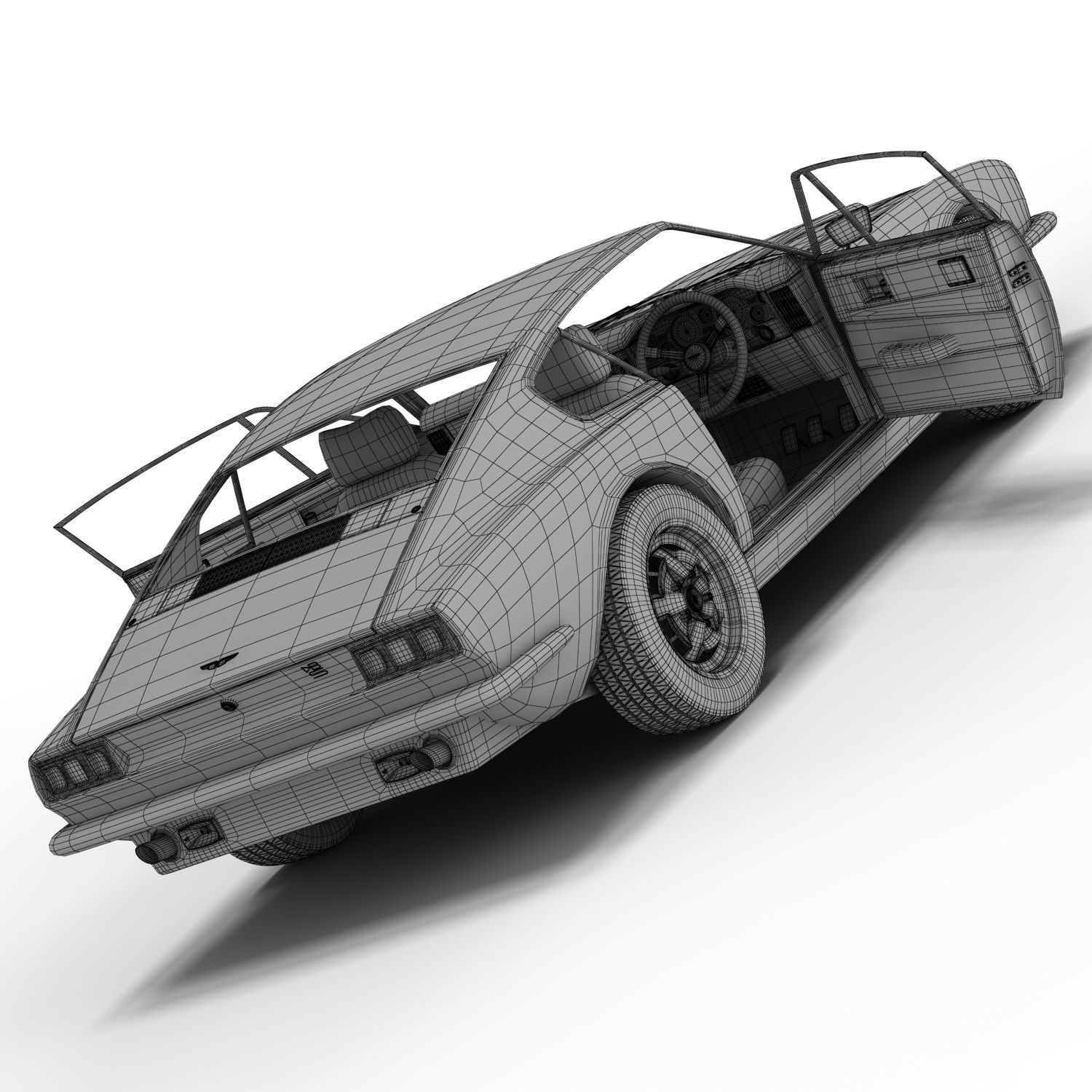 Aston Martin DBS 3D model_5