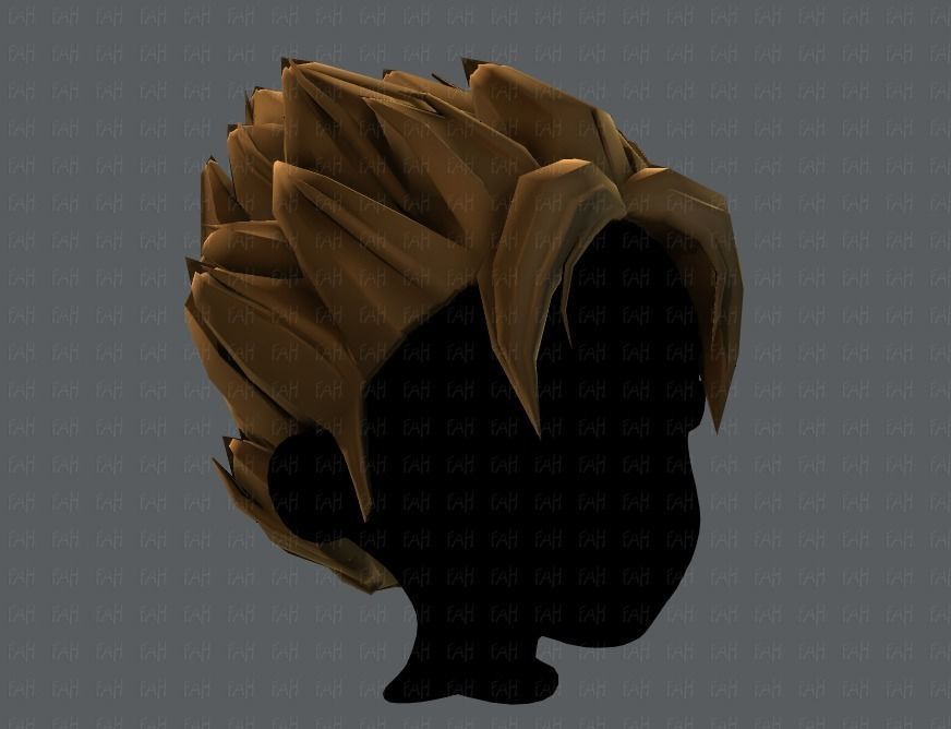 3D Hair style for boy V56 Low-poly 3D model_18
