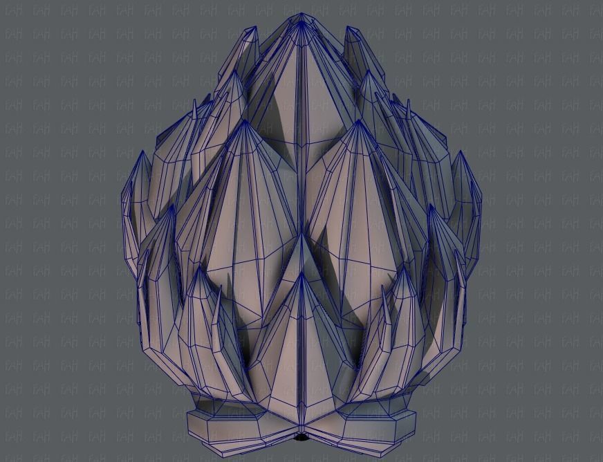 3D Hair style for boy V56 Low-poly 3D model_36