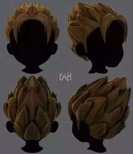 3D Hair style for boy V56