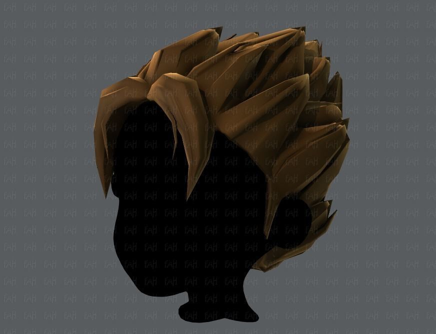3D Hair style for boy V56 Low-poly 3D model_24