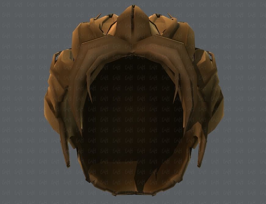 3D Hair style for boy V56 Low-poly 3D model_39