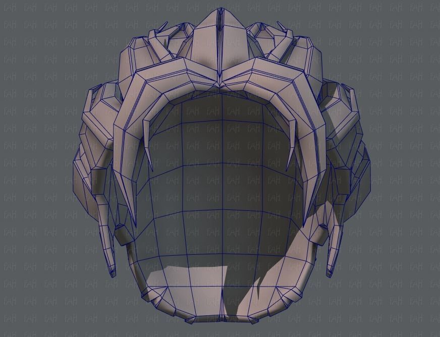 3D Hair style for boy V56 Low-poly 3D model_40