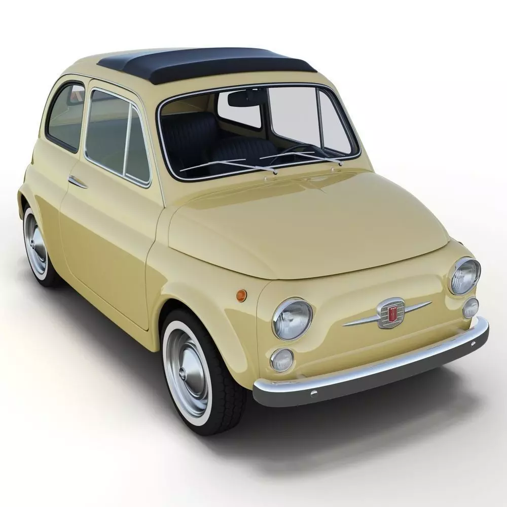 Fiat 500 3D model_0
