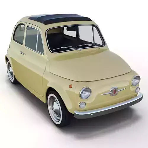Fiat 500 3D model