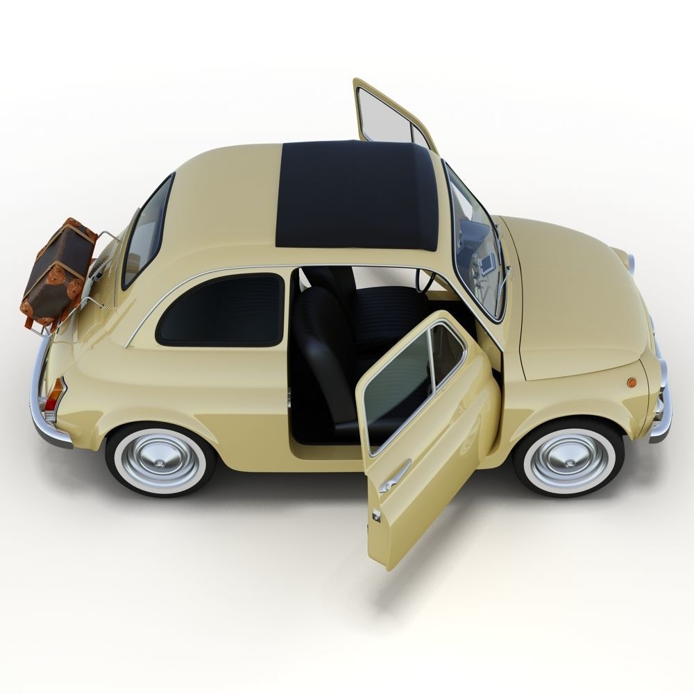 Fiat 500 3D model_2