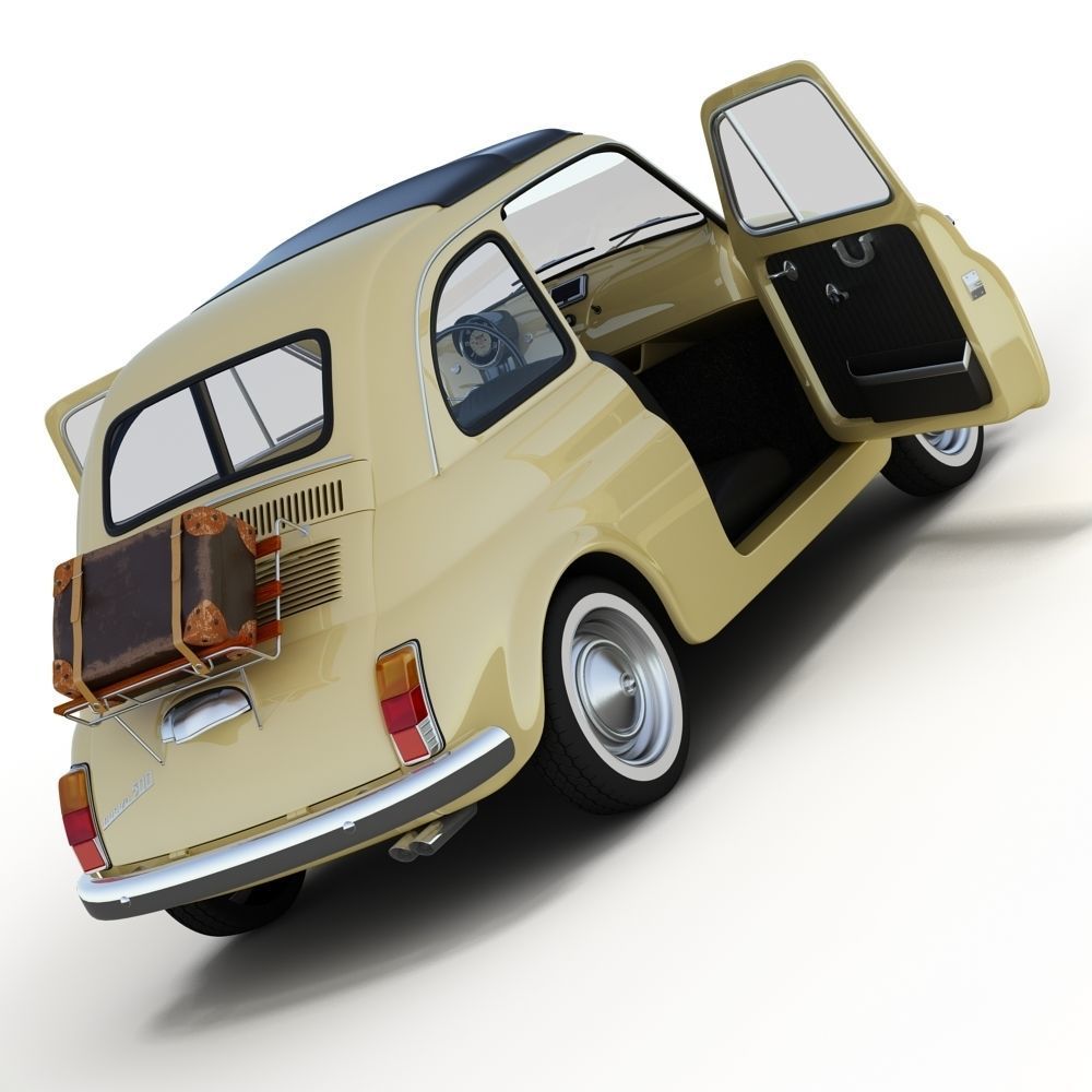 Fiat 500 3D model_4