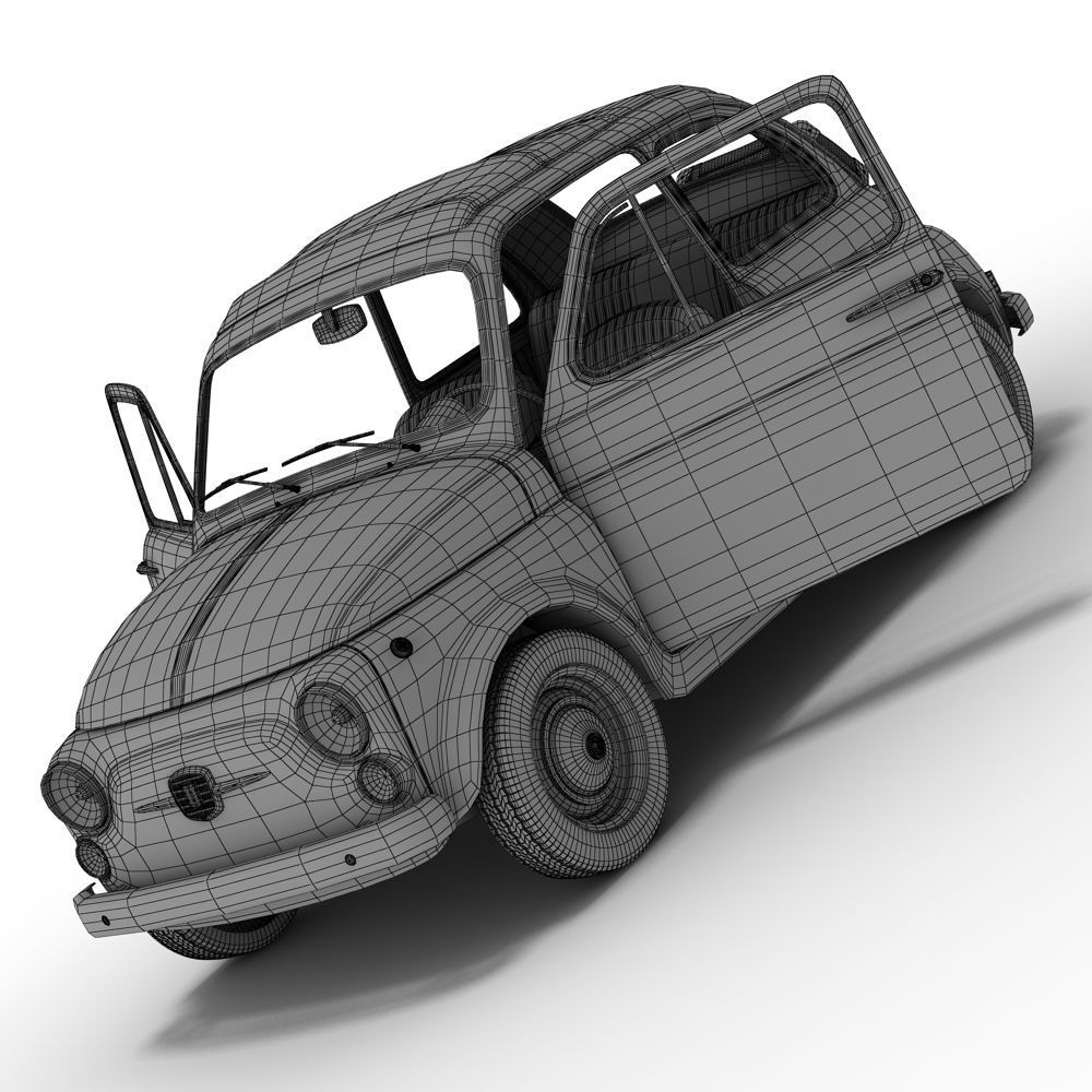 Fiat 500 3D model_11