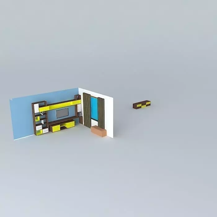 Rack Home Theater Anna Free 3D model