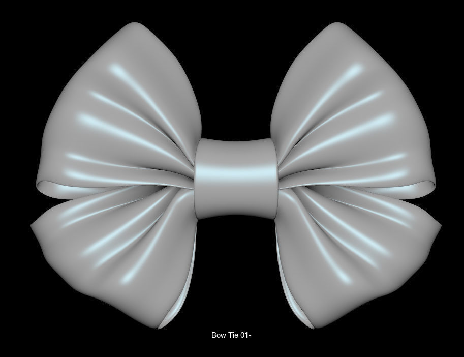 Bow Tie  3D Model Collection_2