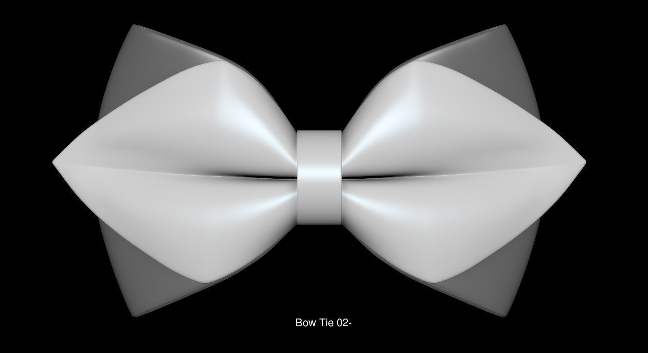Bow Tie  3D Model Collection_5