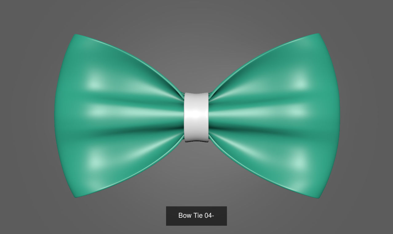 Bow Tie  3D Model Collection_4