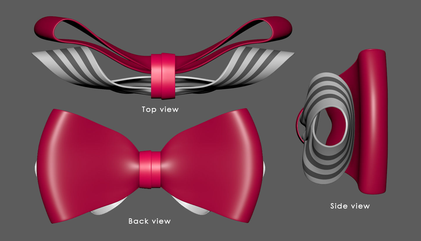 Bow Tie  3D Model Collection_6