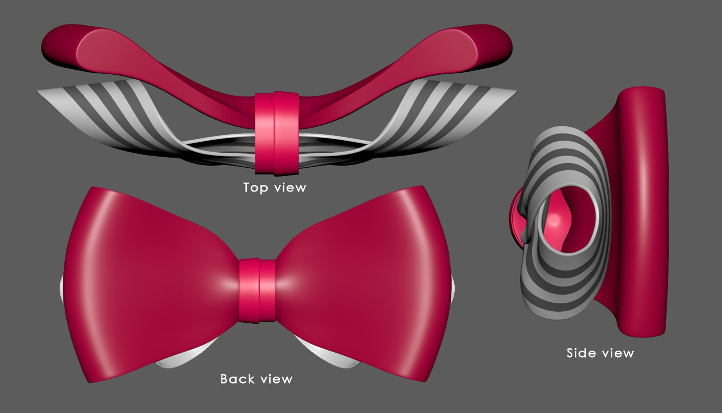 Bow Tie  3D Model Collection_11