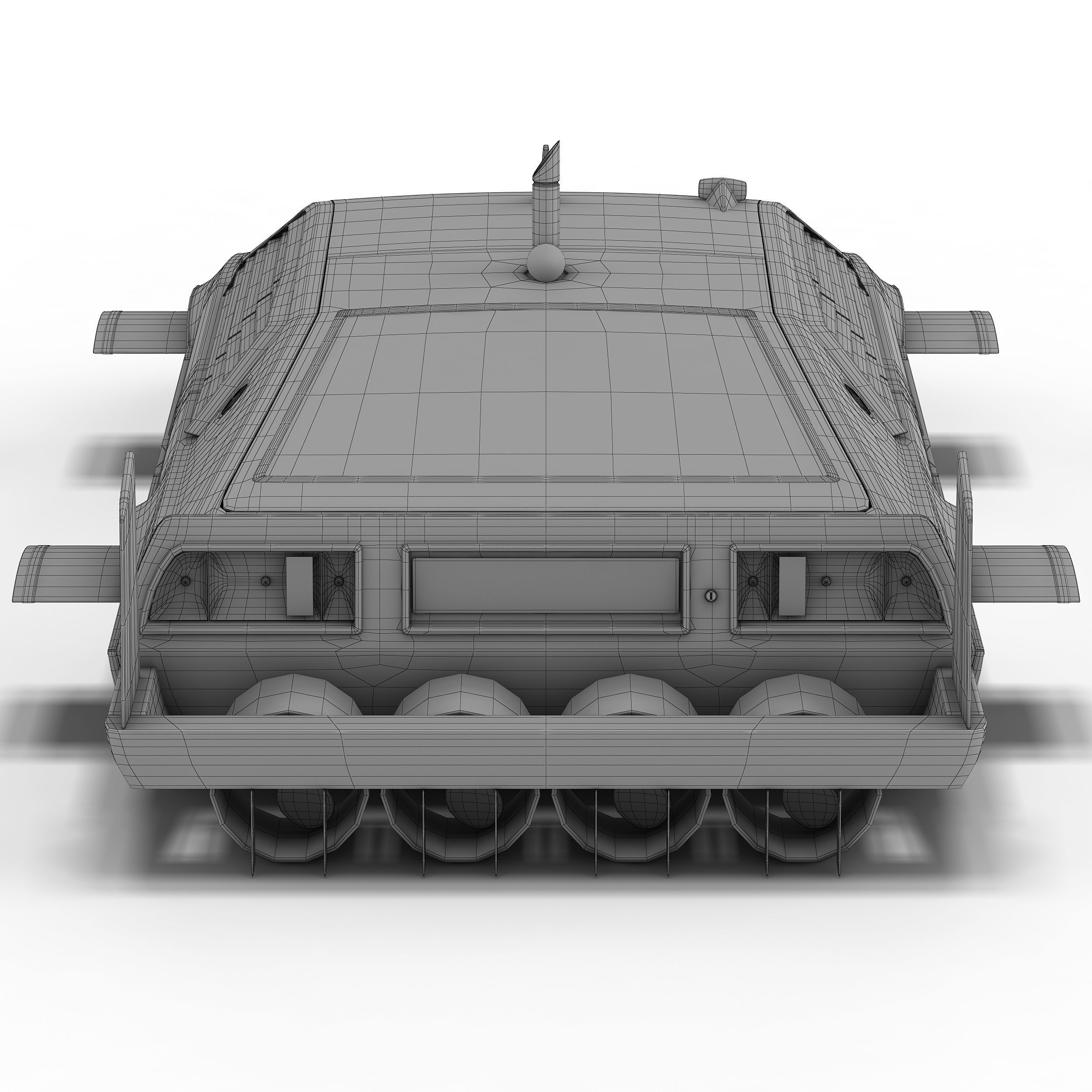 Lotus Esprit S1 Submarine Car 3D model_7