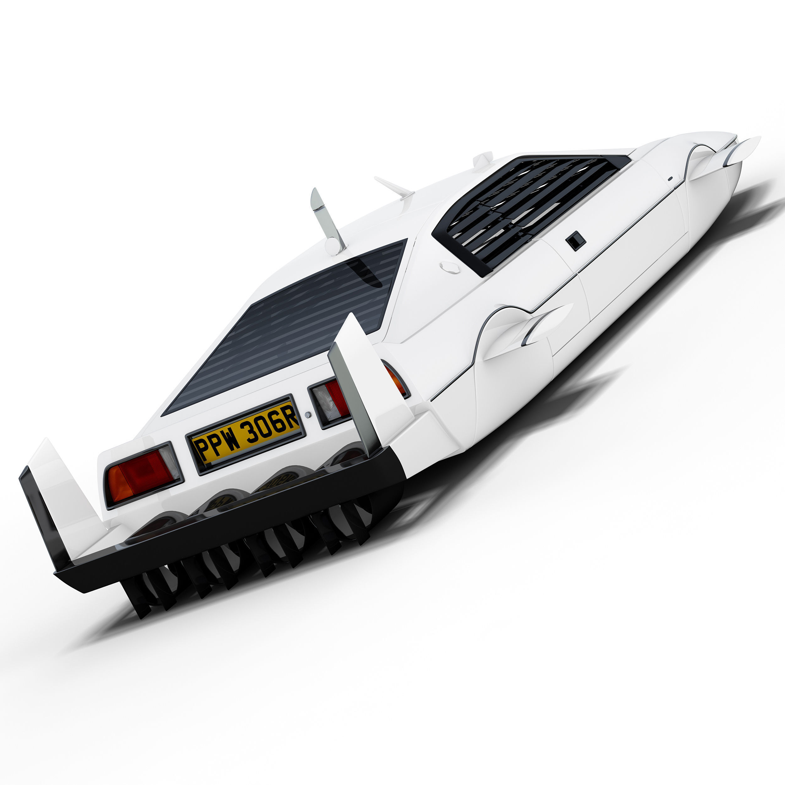 Lotus Esprit S1 Submarine Car 3D model_4