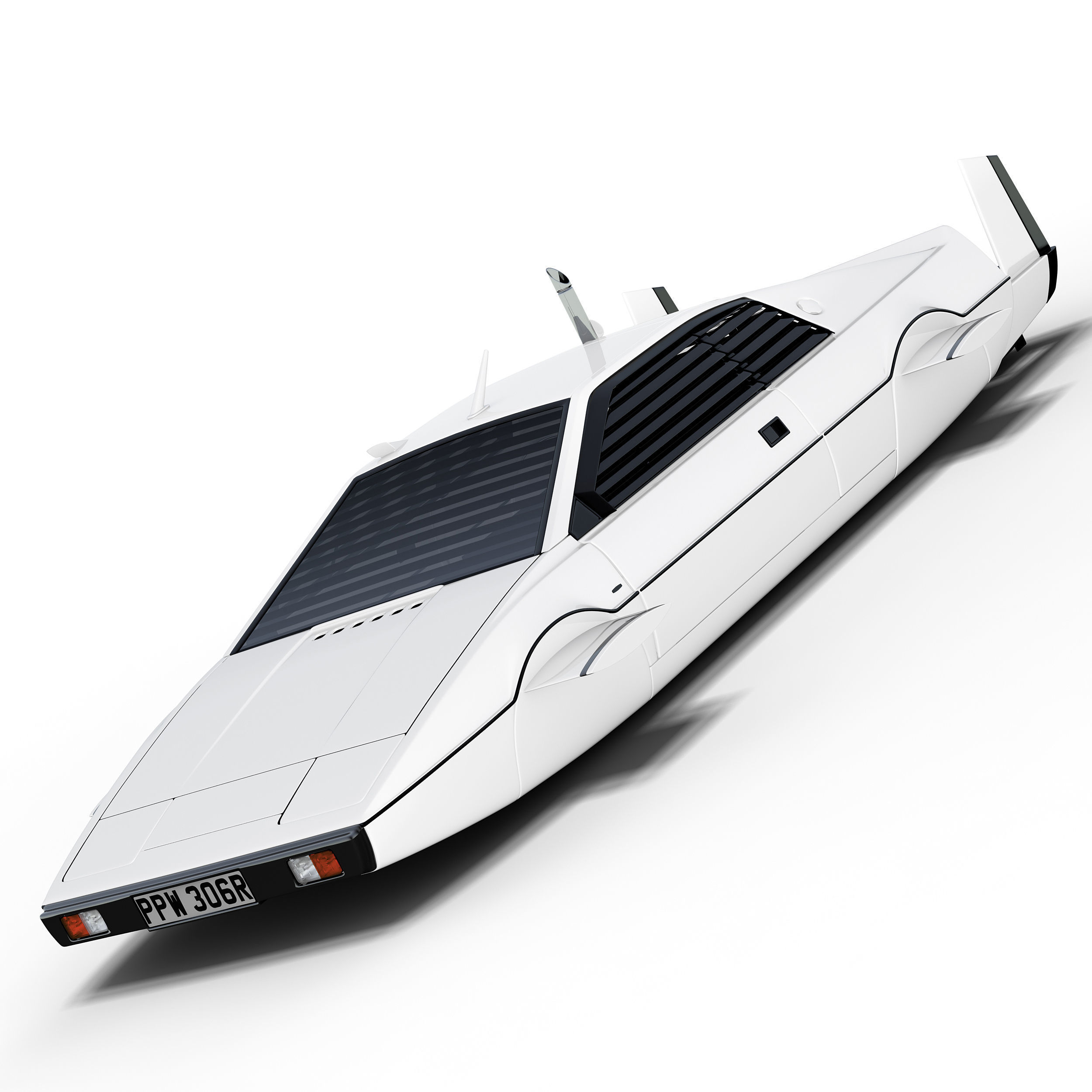 Lotus Esprit S1 Submarine Car 3D model_10