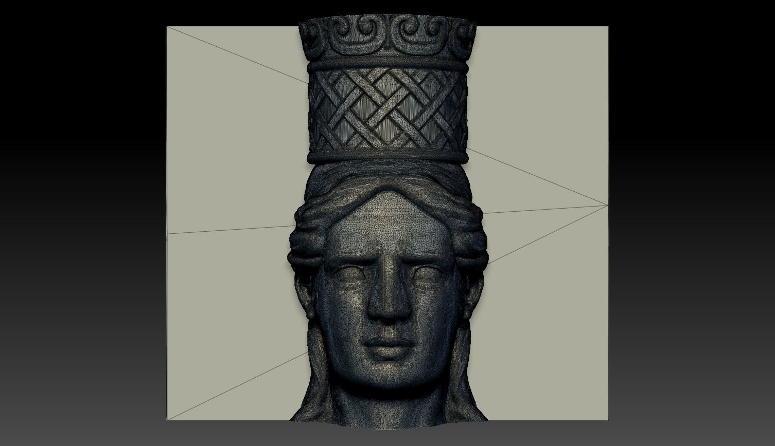 Caryatids - Sample Free 3D model_1