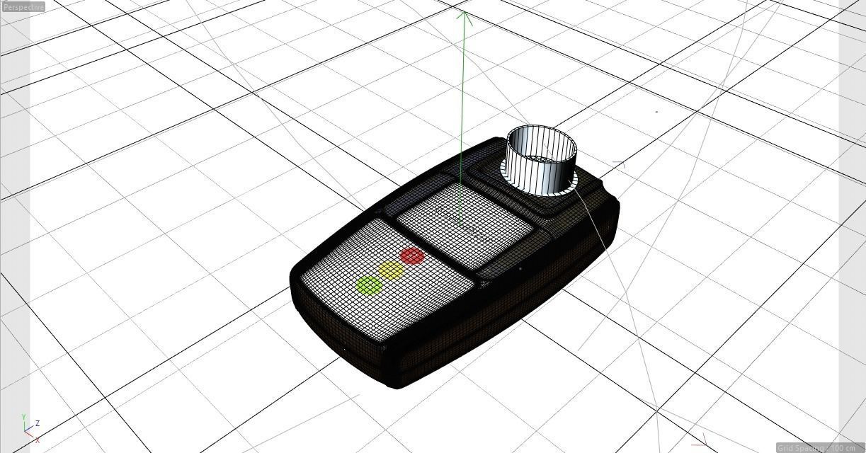 breathalyzer point of sale device 3D model CGTrader
