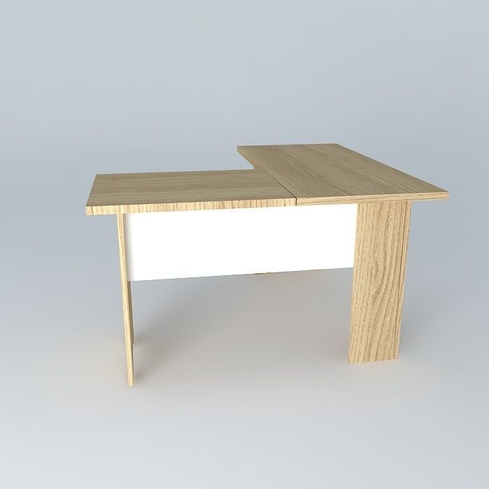 Table brown Free 3D model_2