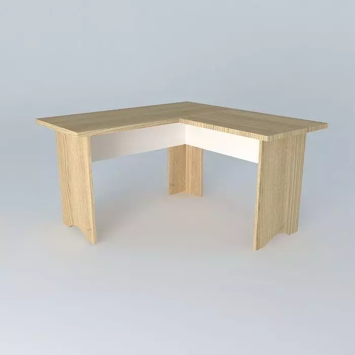 Table brown Free 3D model_0