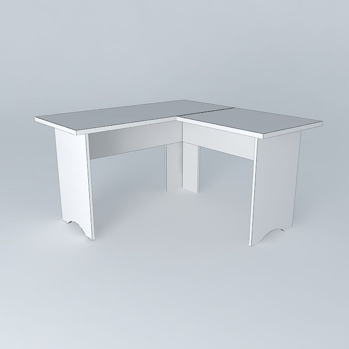 Table brown Free 3D model_3