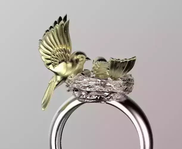 birds in the nest ring