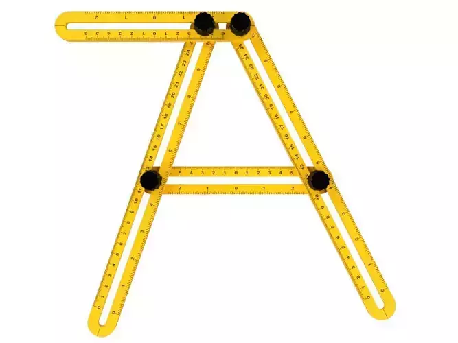 Multi Angle Ruler 3D model