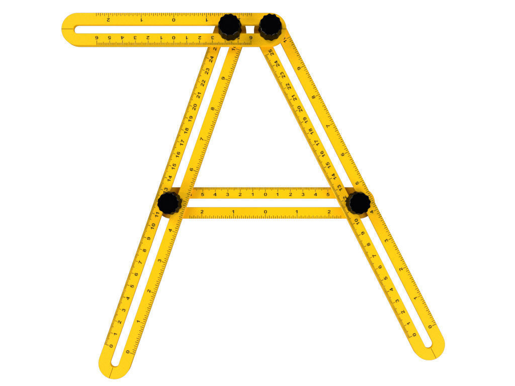 Multi Angle Ruler 3D model | CGTrader