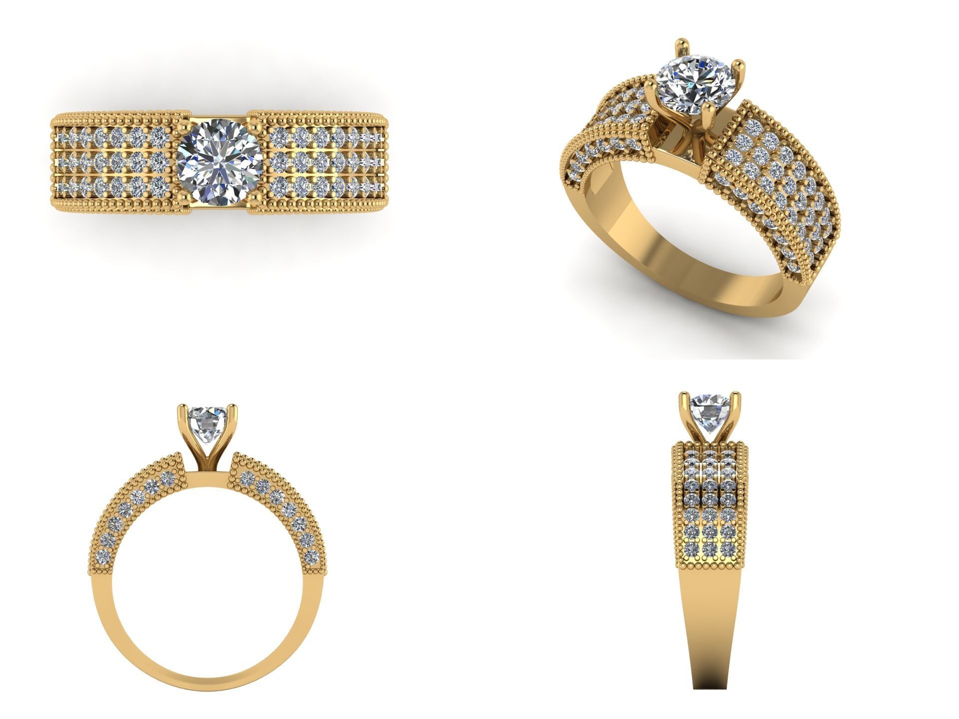 Ring bi 2 3D print model_3