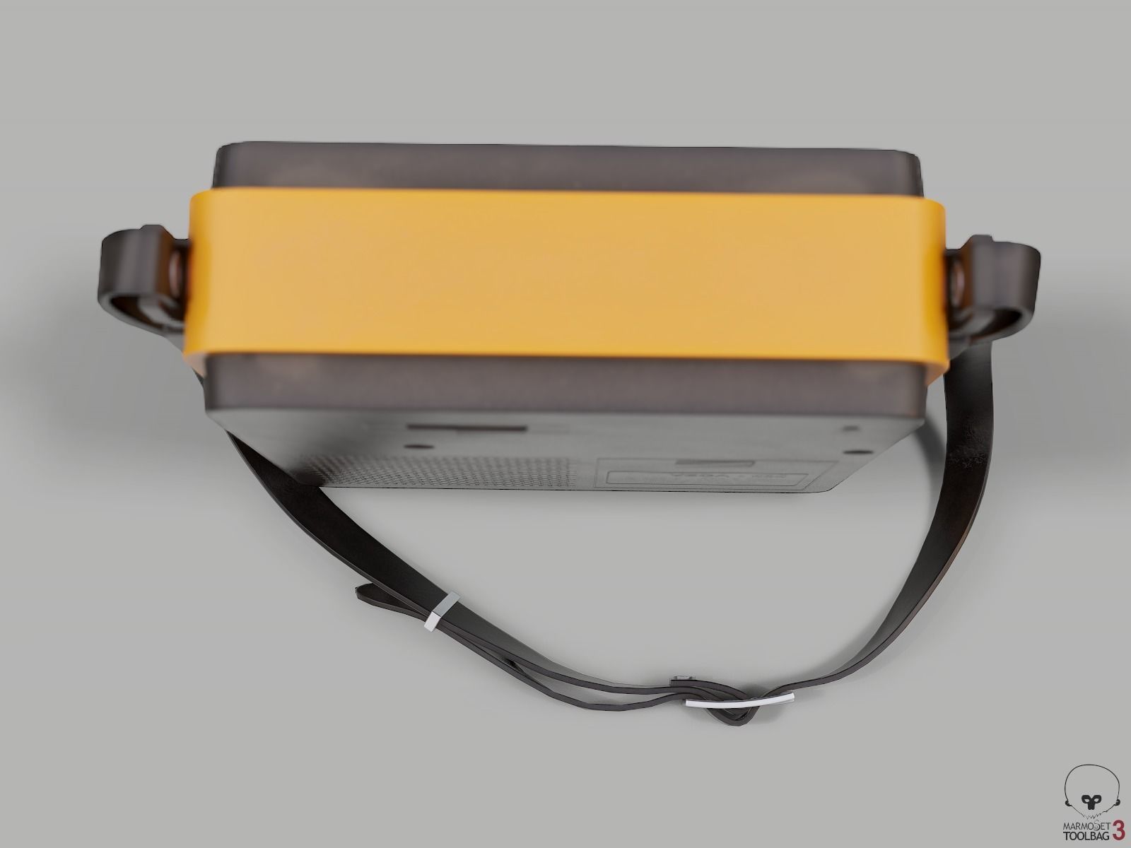 Retro Portable Radio Vega PBR Low-poly 3D model_14