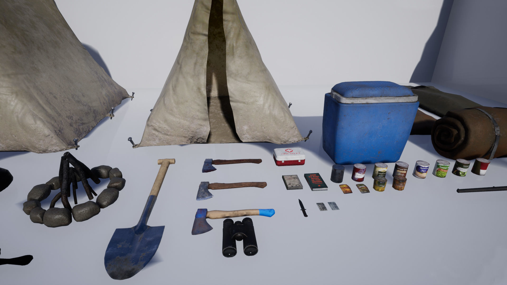 Survival Asset Pack 3D model_2